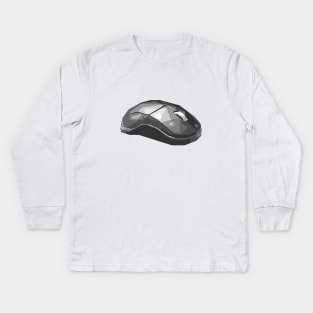 Mousepad Black & White Kids Long Sleeve T-Shirt